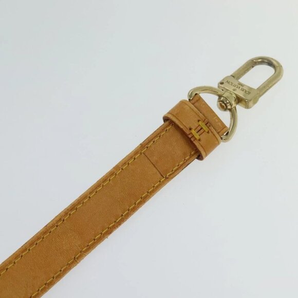 LOUIS VUITTON Adjustable Shoulder Strap Leather 36.6""-43.7"" Beige Auth 112950 - Picture 13 of 16